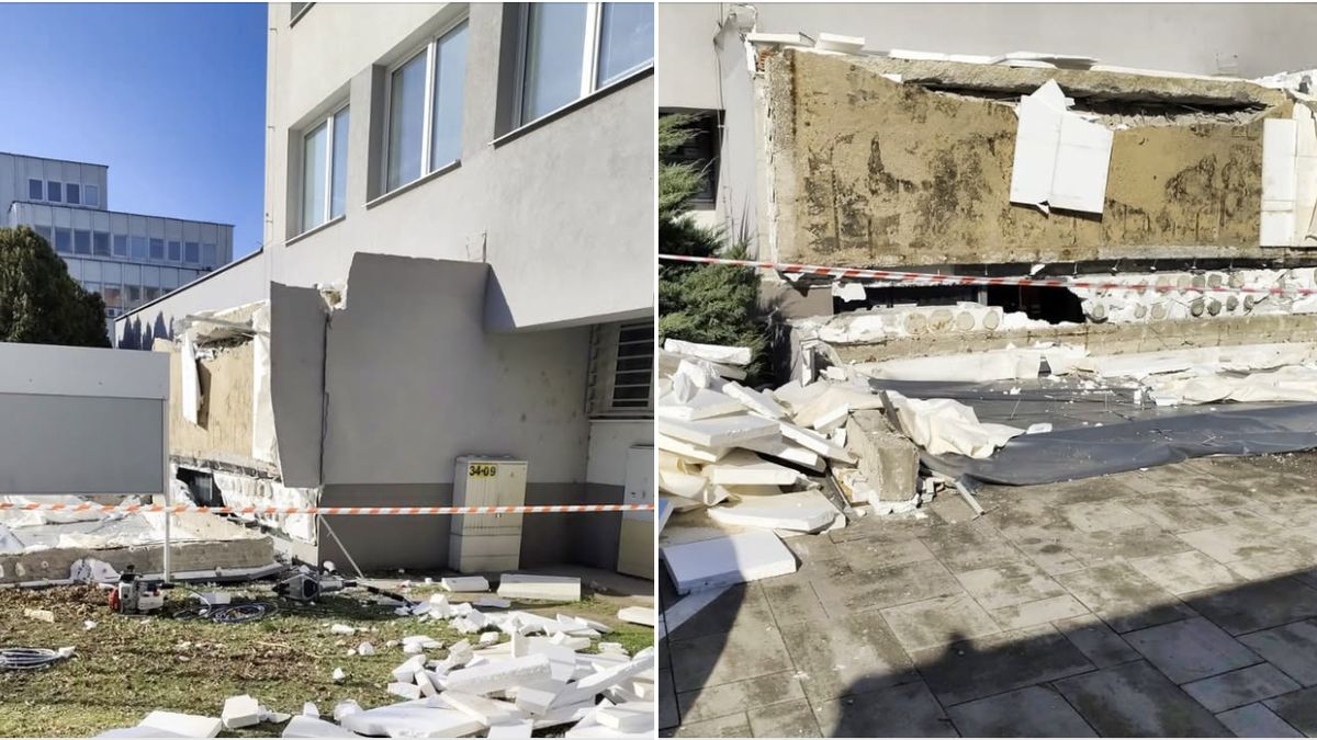 Jeden mrtvý po pádu části střechy na jihu Slovenska